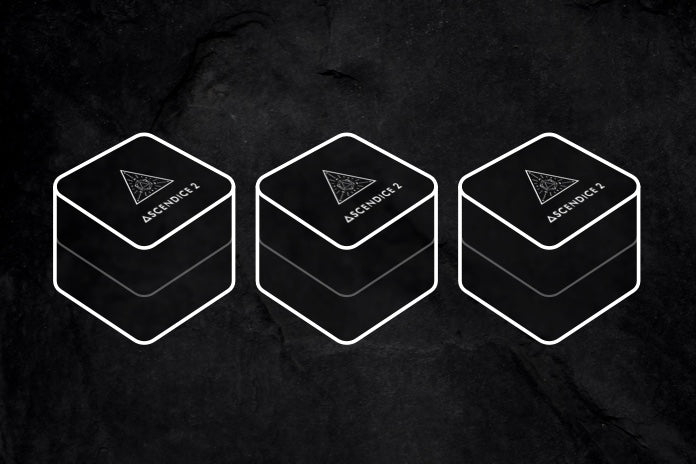Ascendice Illuminated Dice Case (set of 3)