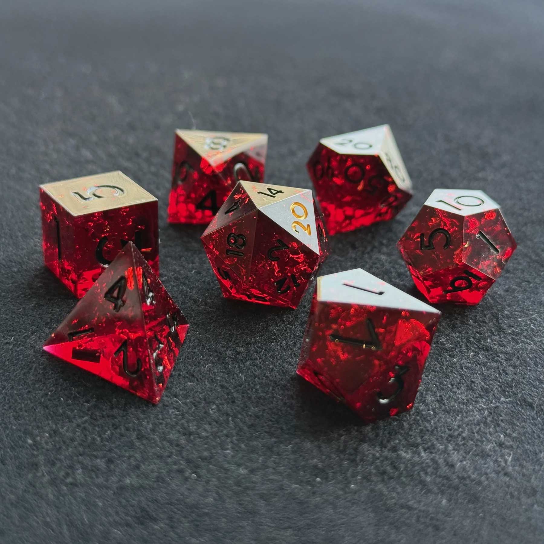 Full Polyhedral Companion Dice Sets