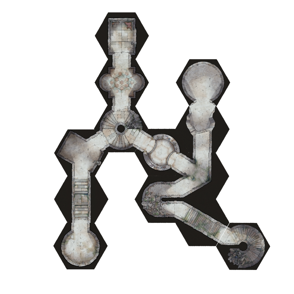 Realm Brew: Man Hewn Dungeons Tile Set