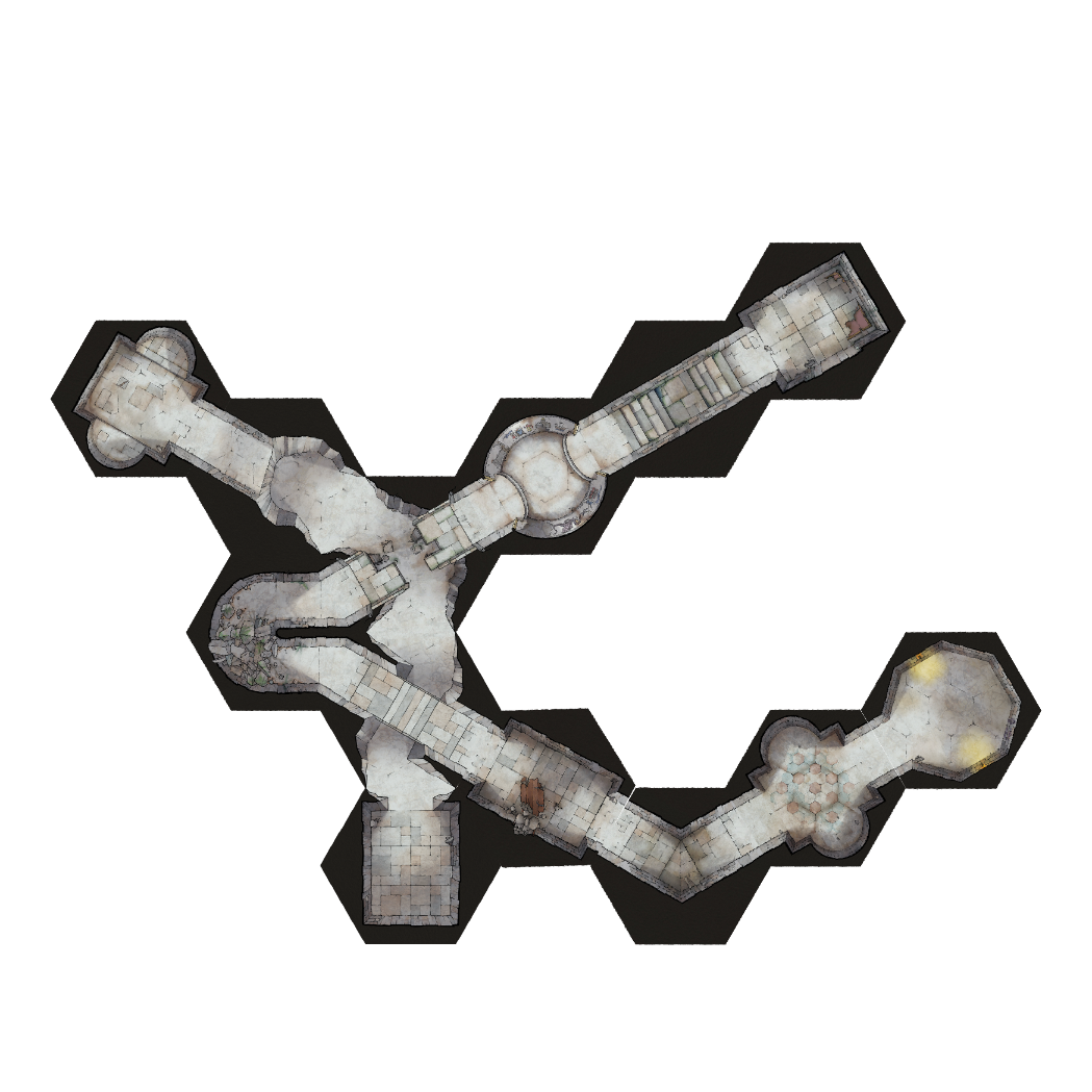 Realm Brew: Man Hewn Dungeons Tile Set