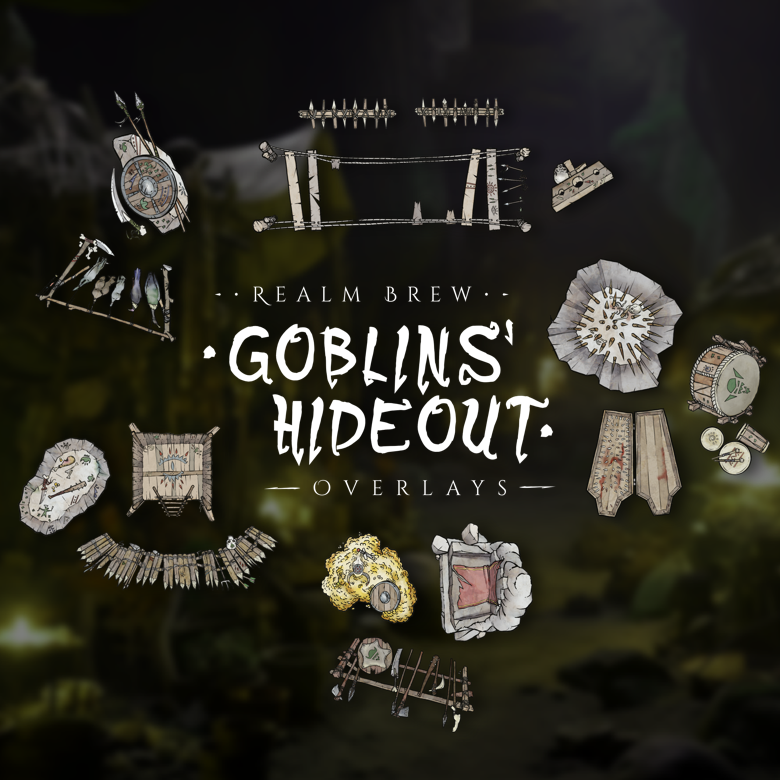 Realm Brew: Goblins' Hideout Overlays