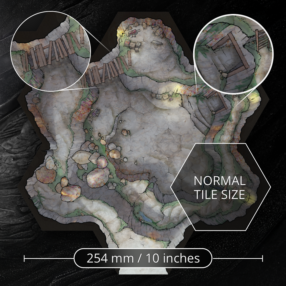 Realm Brew: Underground Quarry Scenario Tile