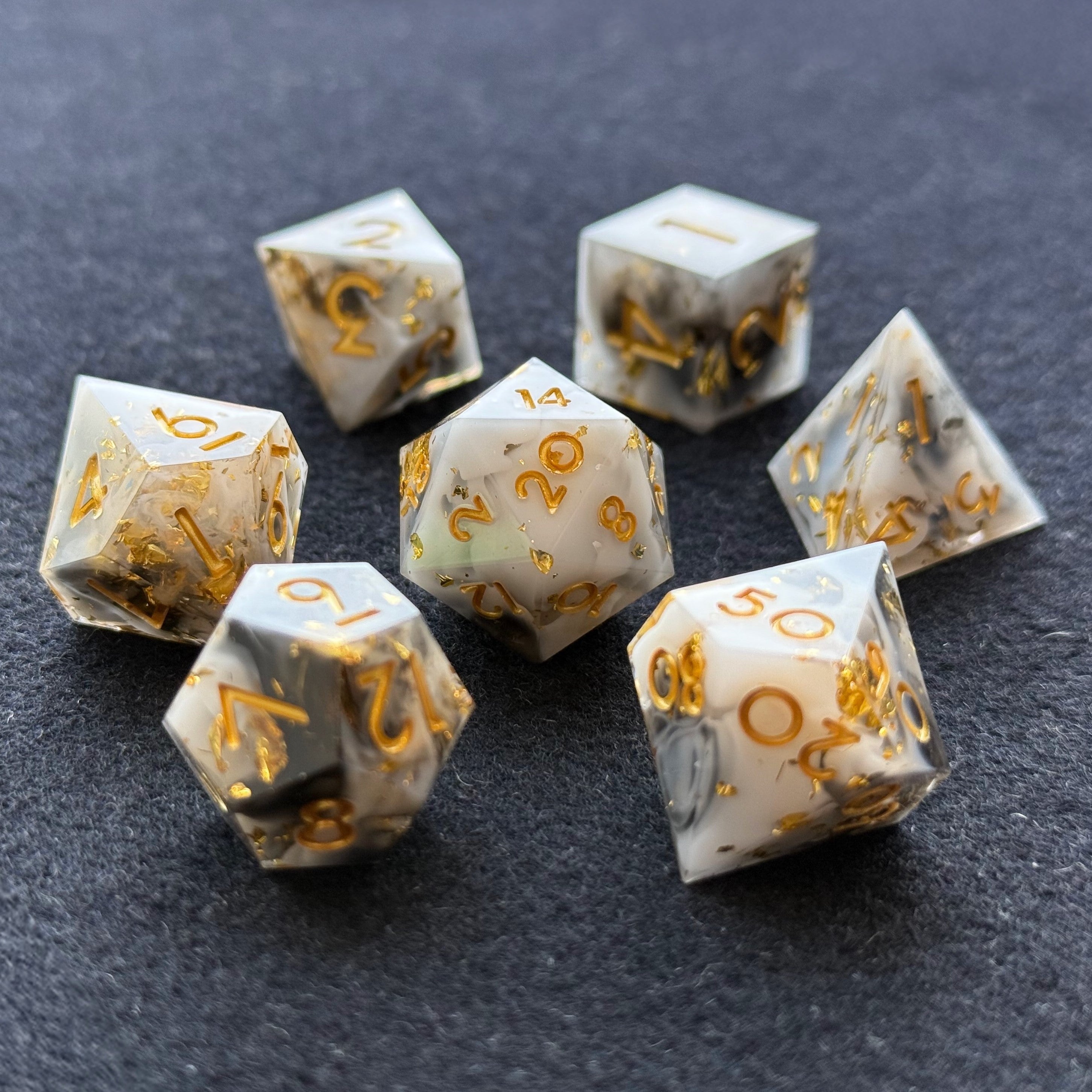Full Polyhedral Companion Dice Sets