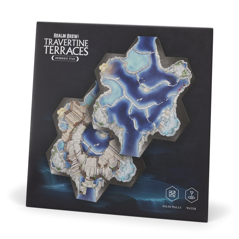 Realm Brew: Travertine Terraces Scenario Tile