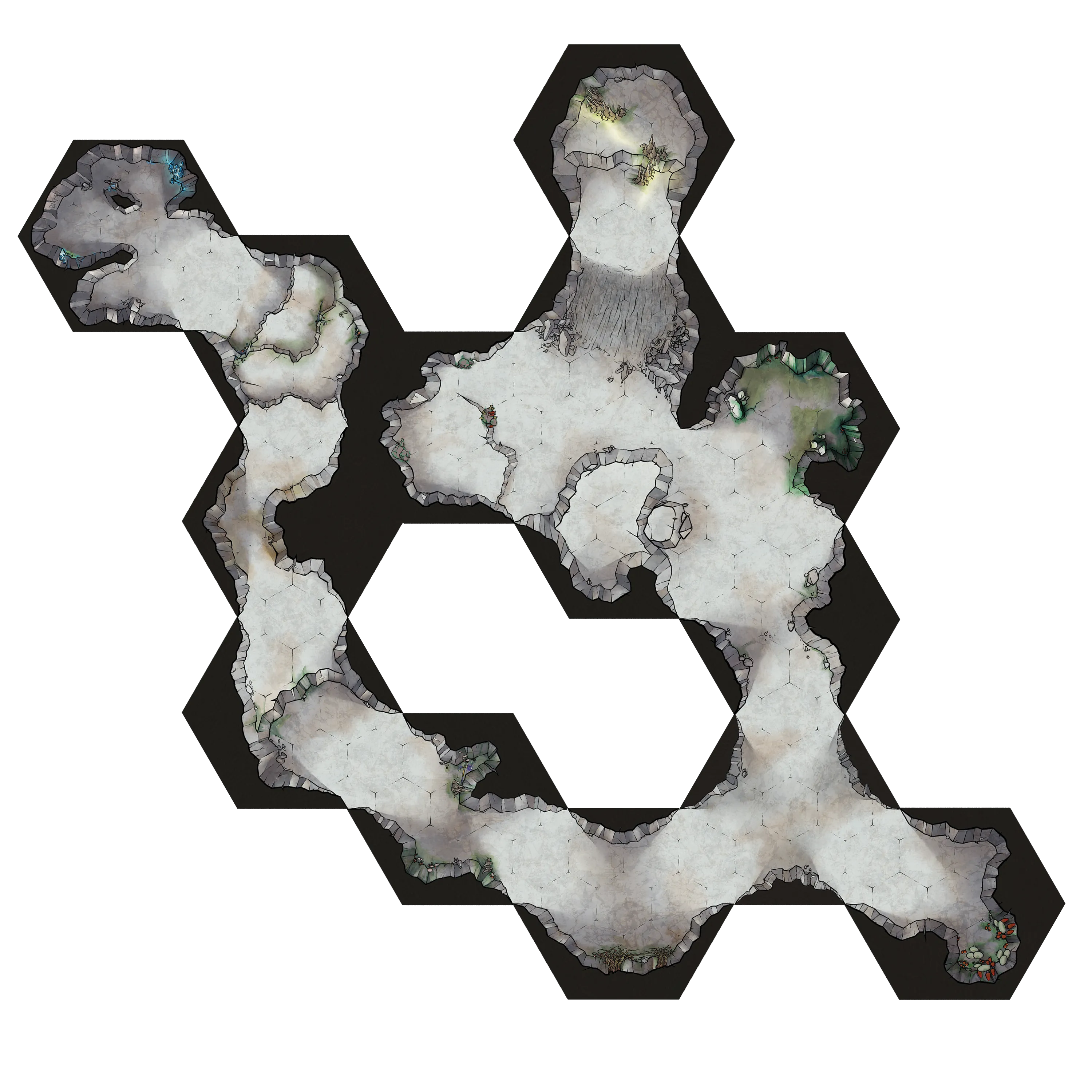 Realm Brew: Underground Caverns Tile Set