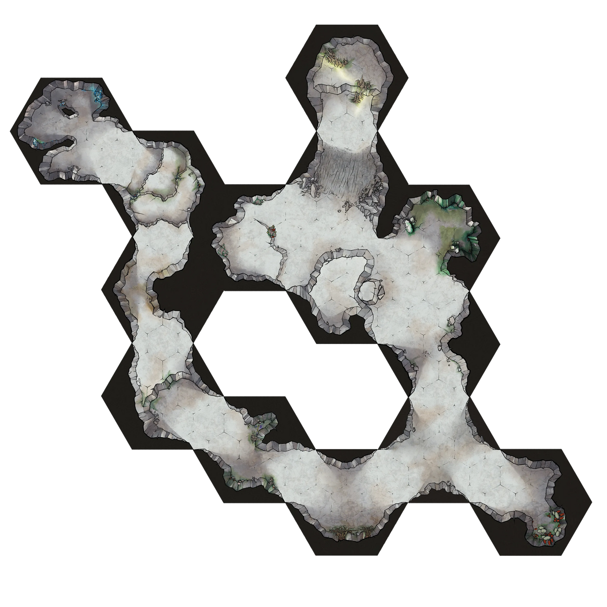Realm Brew: Underground Caverns Tile Set
