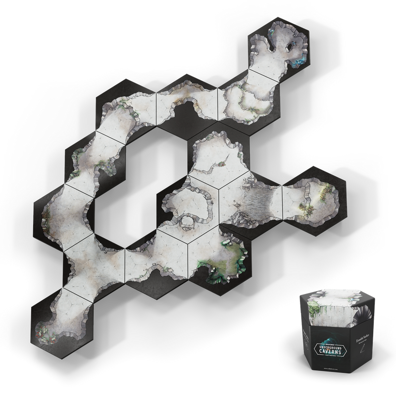 Realm Brew: Underground Caverns Tile Set