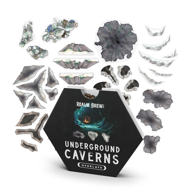 Realm Brew: Underground Caverns Overlays