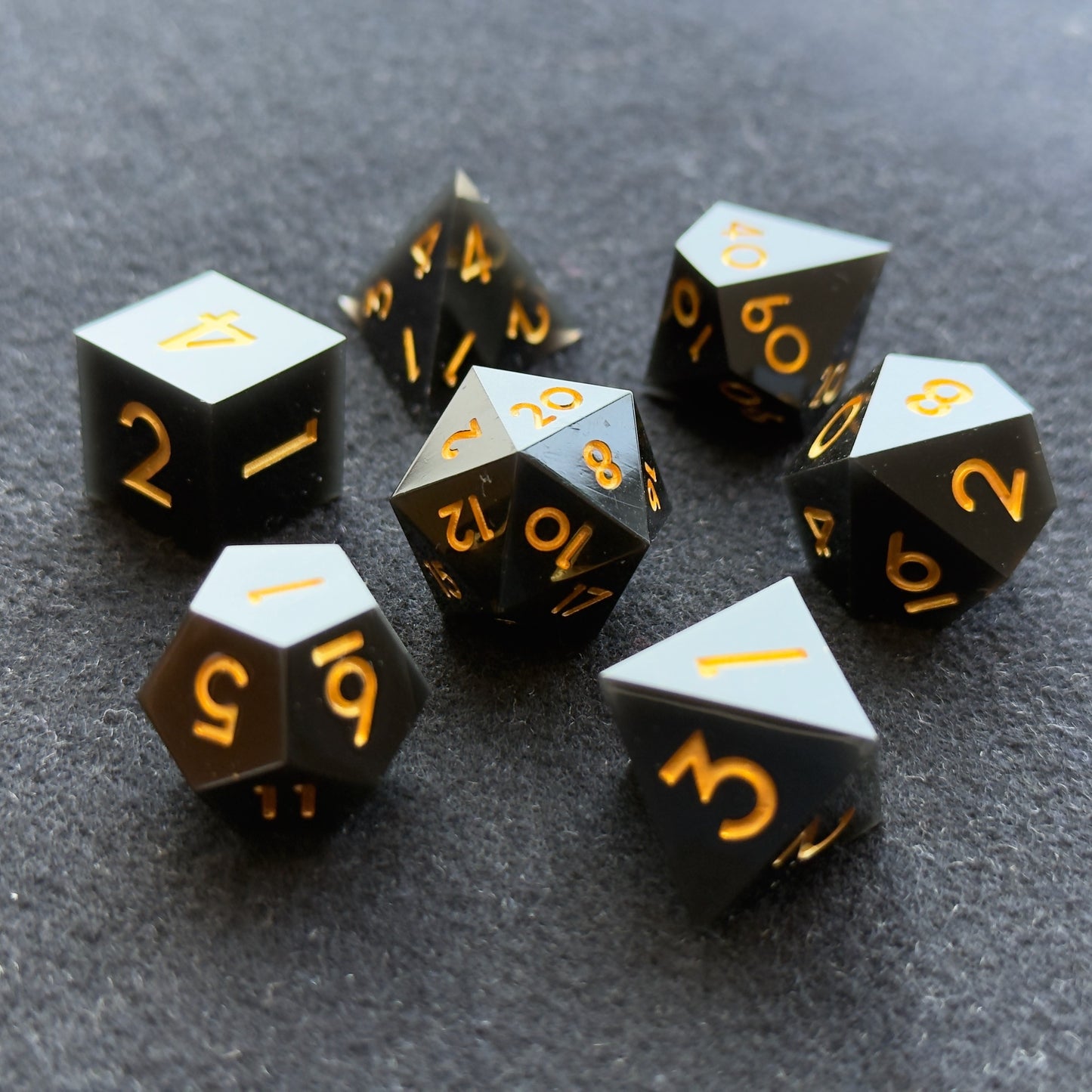 Full Polyhedral Companion Dice Sets