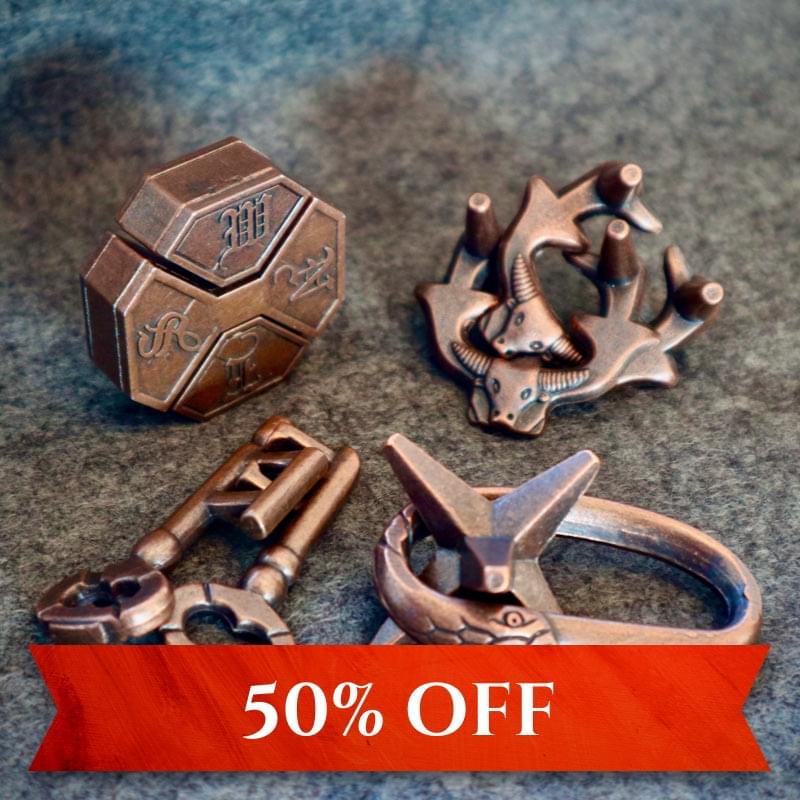 Metal Trinket Puzzle Bundle