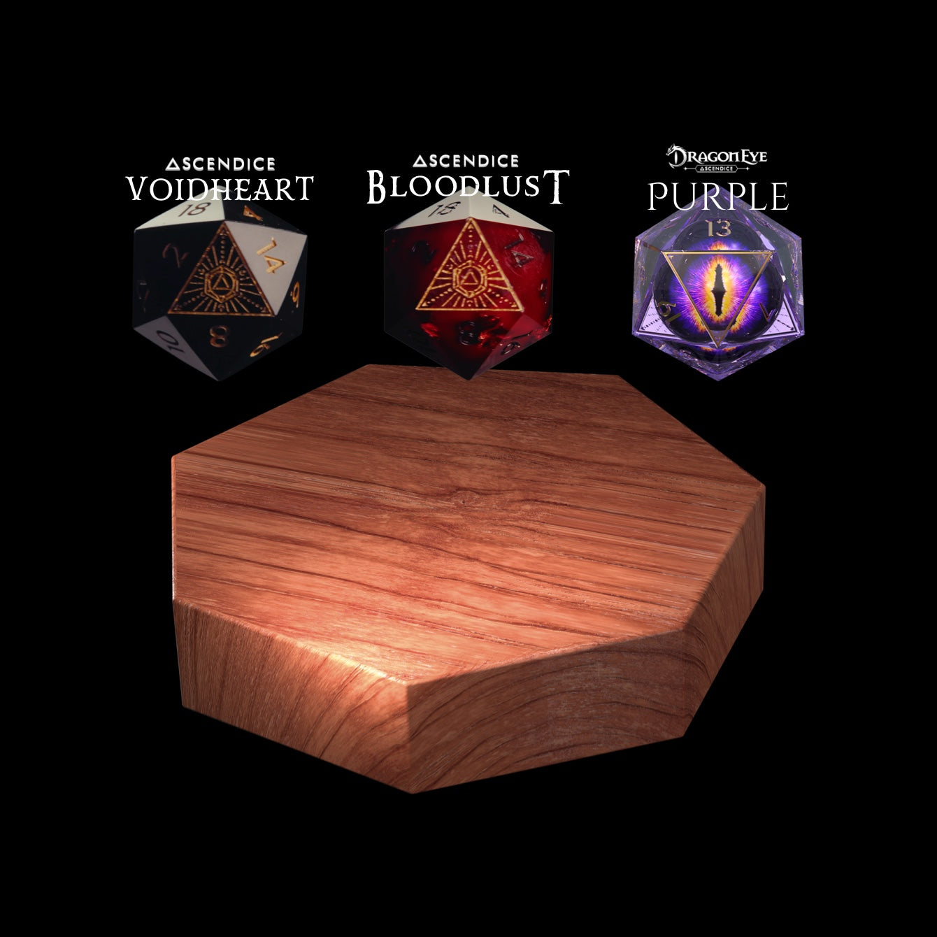 Ascendice Sets - Floating Dice for D&D