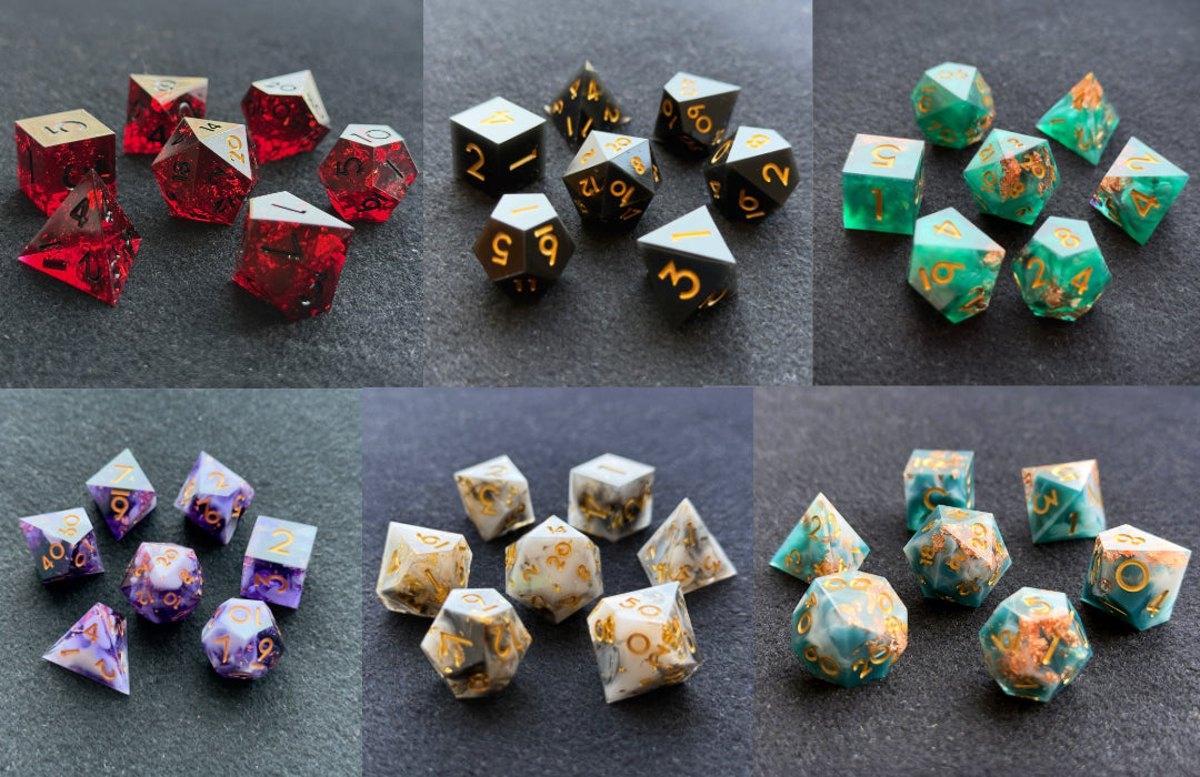 Full Polyhedral Companion Dice Sets