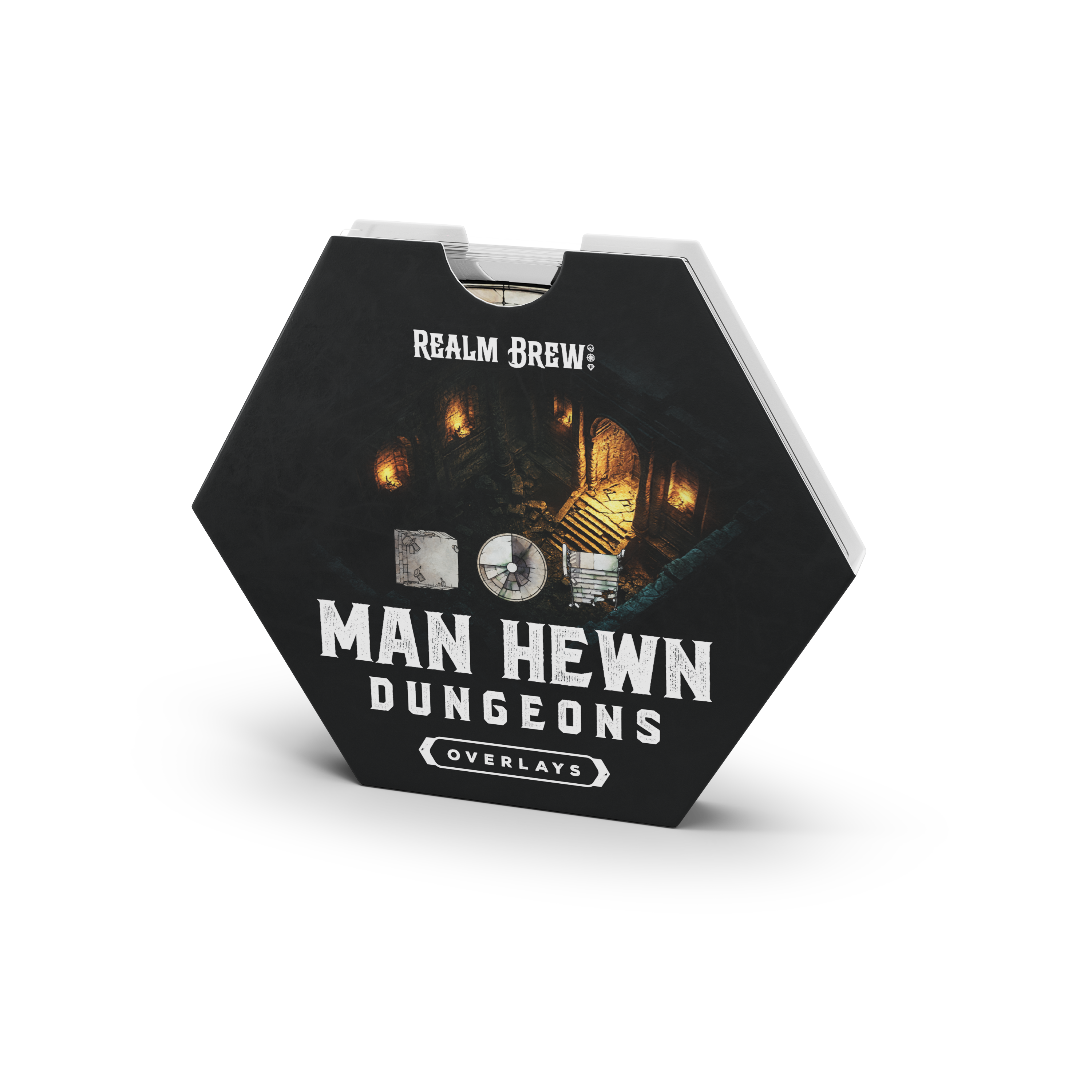 Realm Brew: Man Hewn Dungeons Overlays