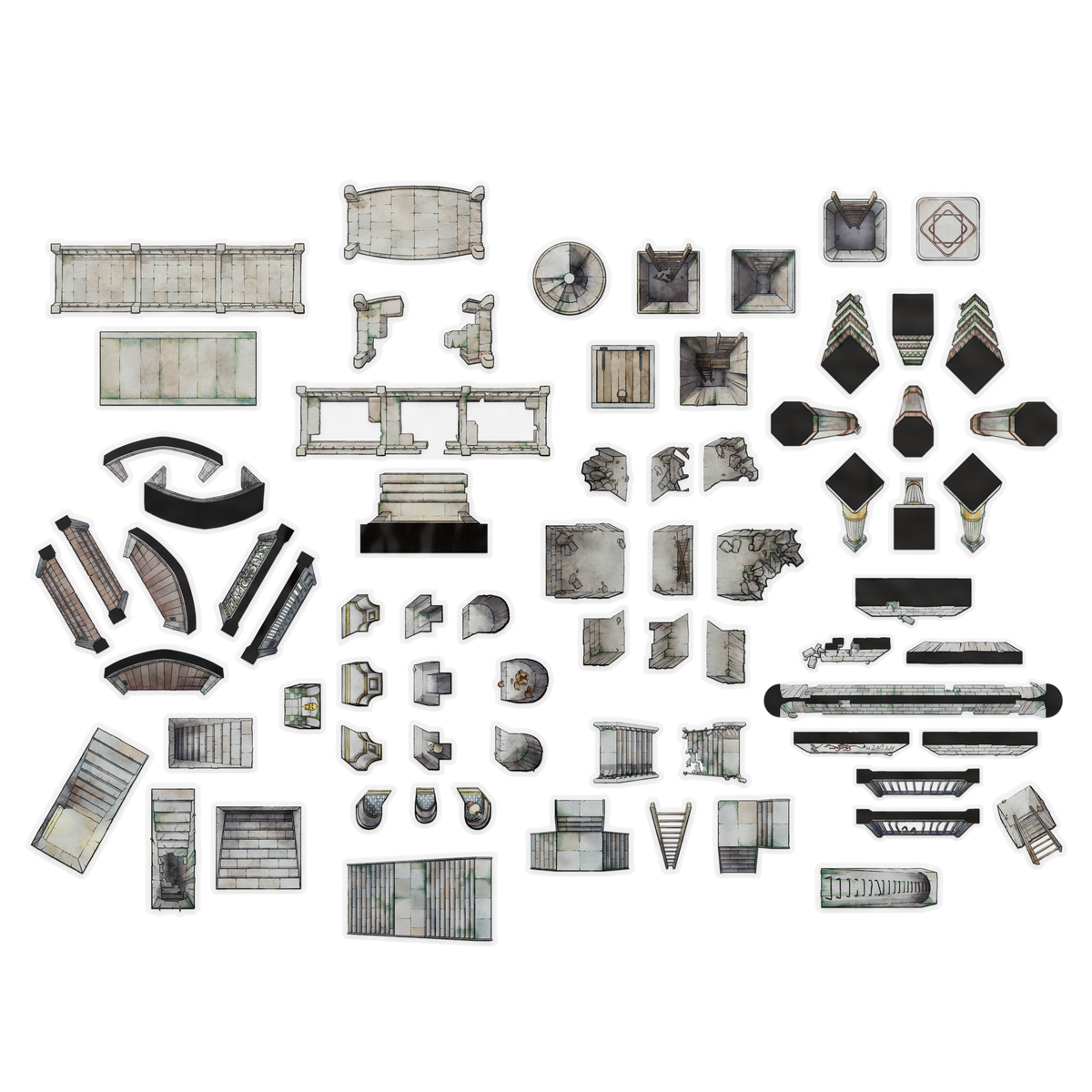 Realm Brew: Man Hewn Dungeons Overlays