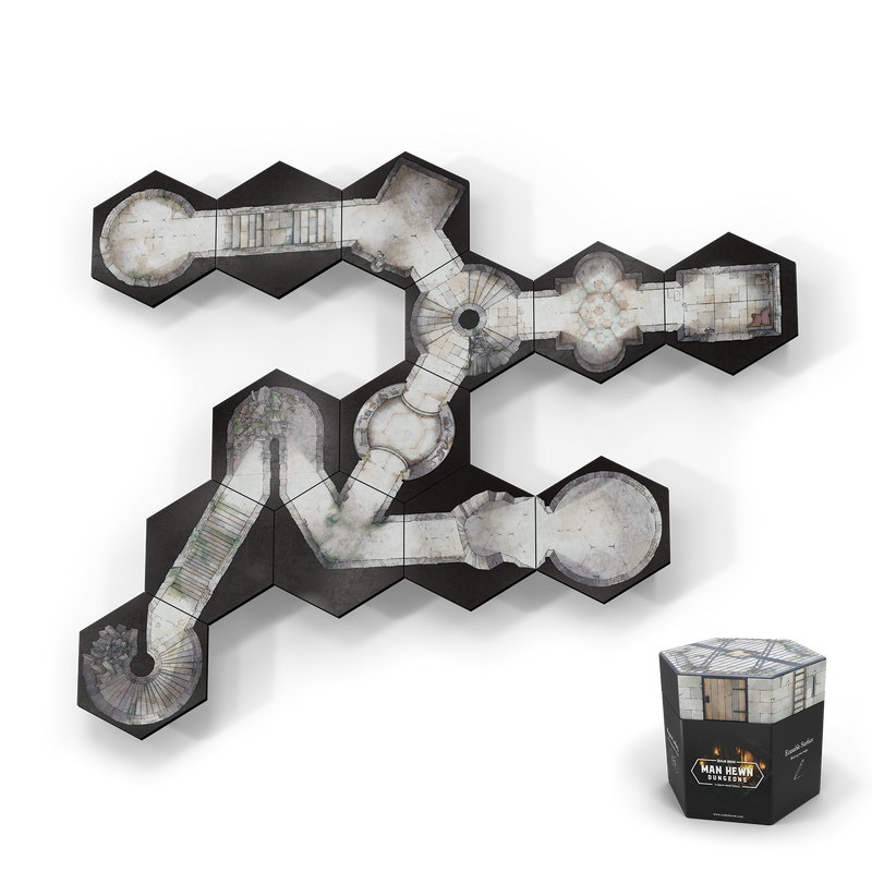 Realm Brew: Man Hewn Dungeons Tile Set