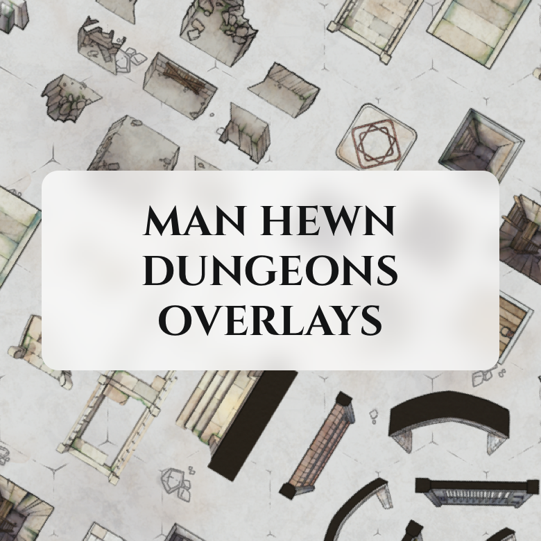 Realm Brew: Man Hewn Dungeons Overlays