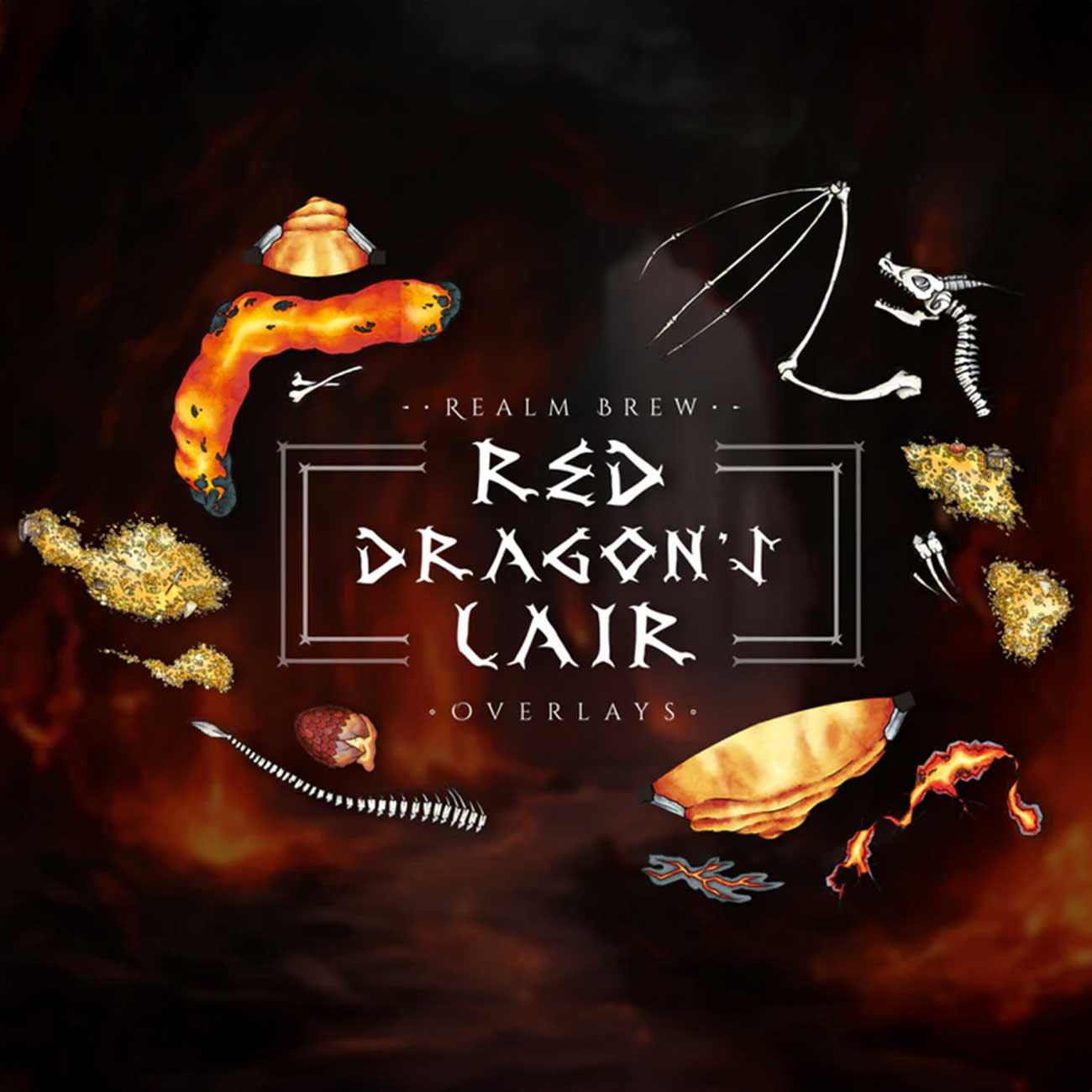 Realm Brew: Red Dragon's Lair Overlays
