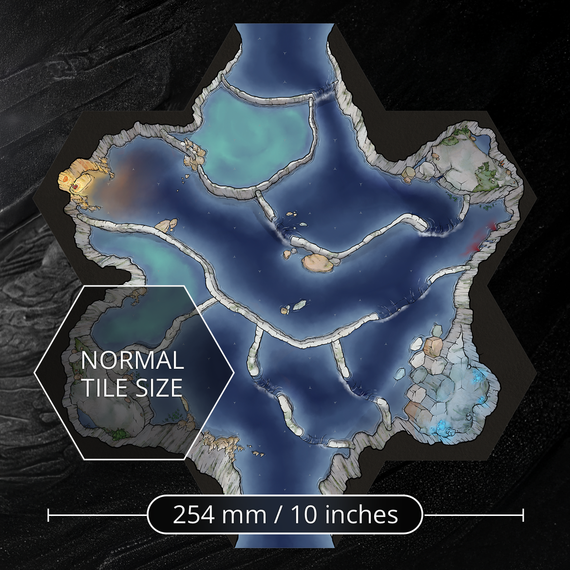 Realm Brew: Travertine Terraces Scenario Tile