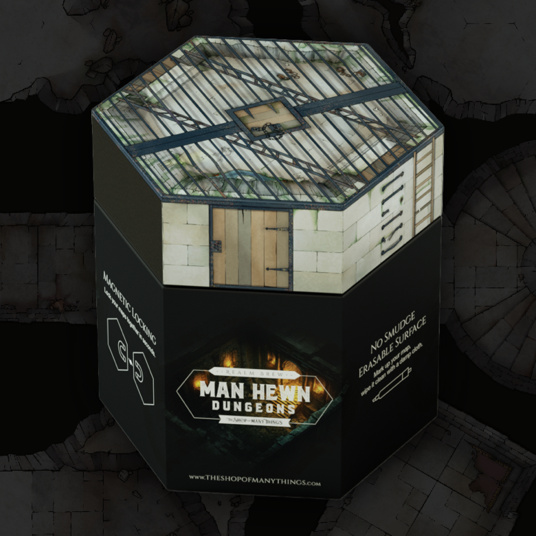 Realm Brew: Man Hewn Dungeons Tile Set