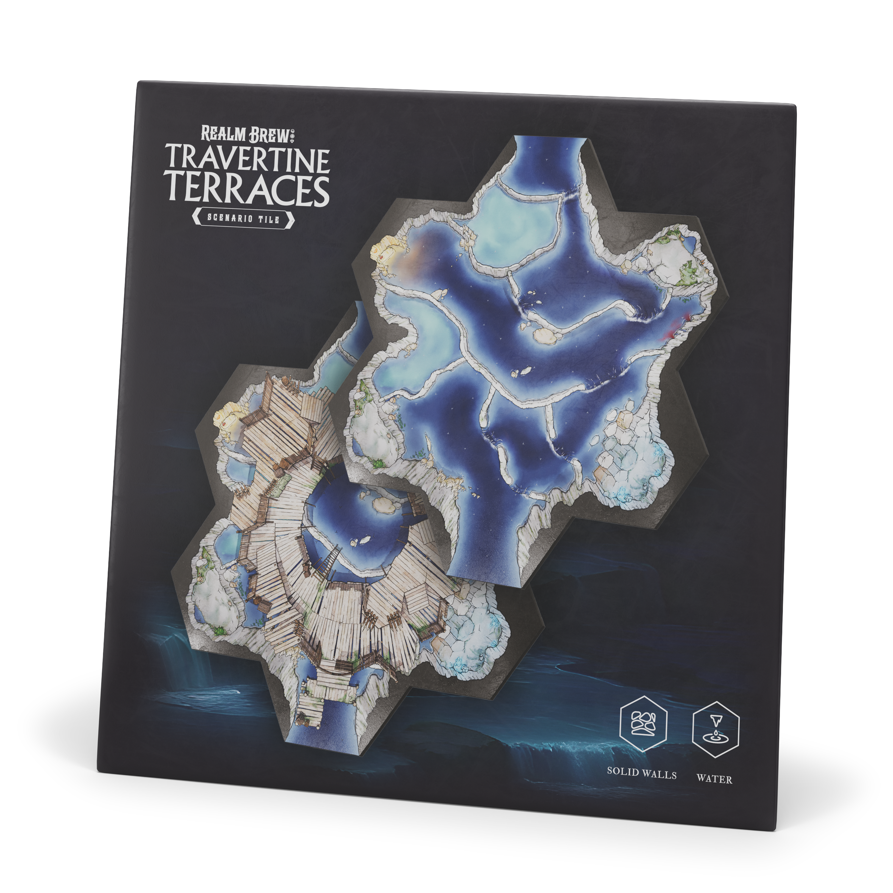 Realm Brew: Travertine Terraces Scenario Tile