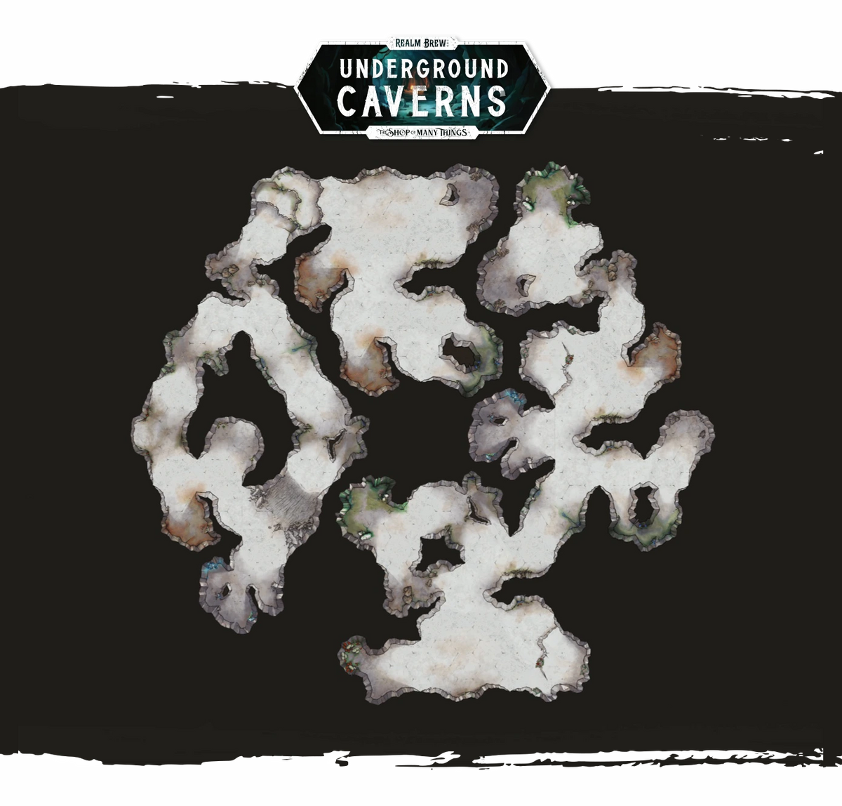 Realm Brew: Underground Caverns Tile Set