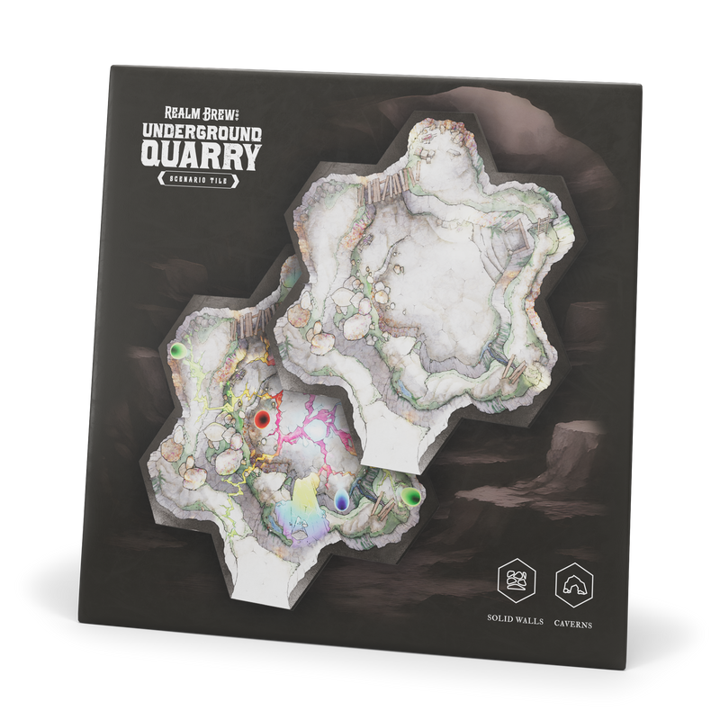 Realm Brew: Underground Quarry Scenario Tile