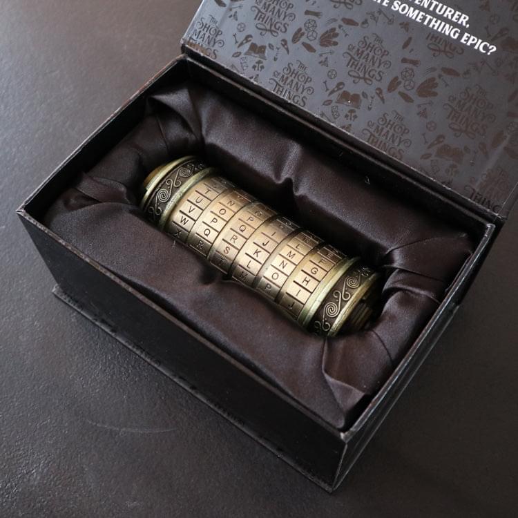 Mini Cryptex Lock Puzzle Box - Unique Gift for Her