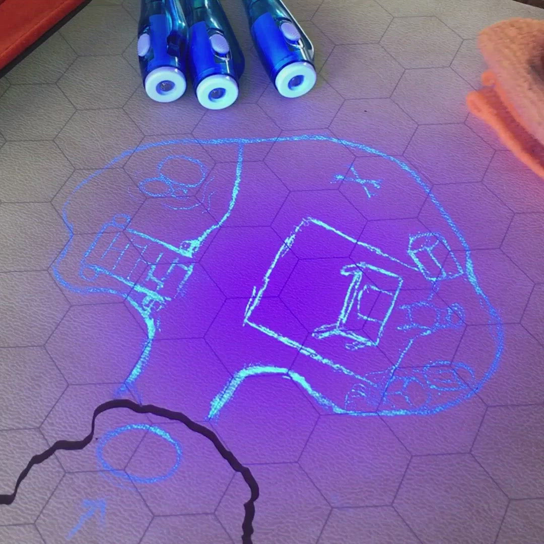 Erasable Moon Light Pen wipe away video